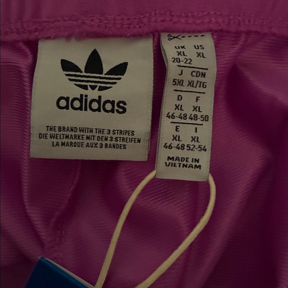 Adidas ladies purple burst track pants size XL - Picture 7 of 8